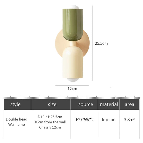 Modern LED Macaroon Wall Lamp