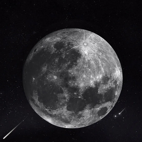 Minimalist moon wall lamp