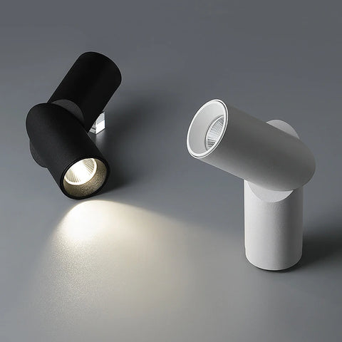 LED surface mounted spotlights, GU10 folding luminaires