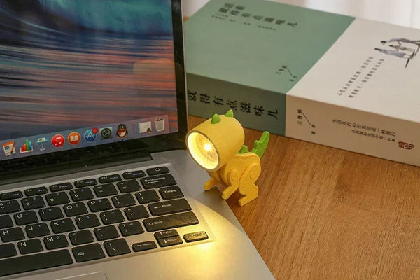 Mini Foldable Magnetic Dinosaur Night Light Battery Operated LED Lamp