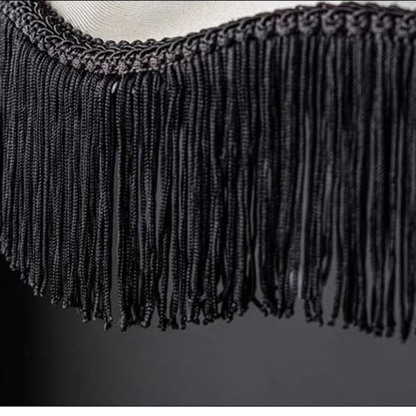 Modern Japanese Wabi Sabi round chandelier with fabric