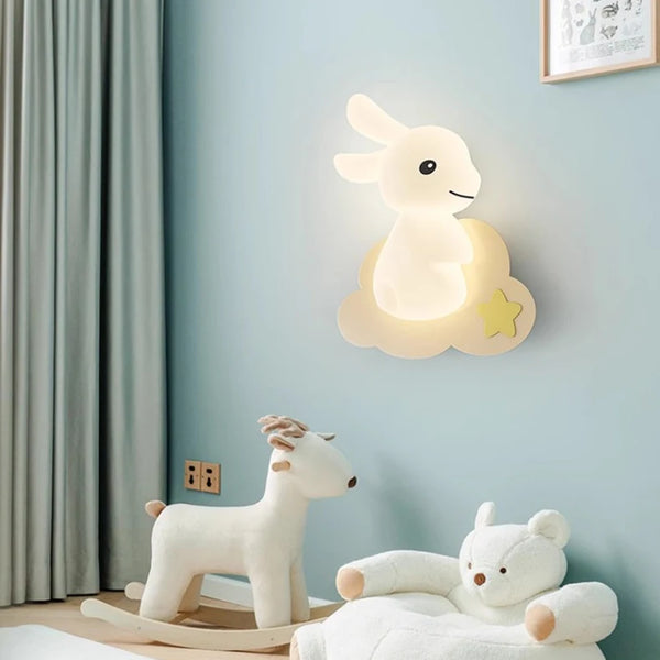 Cute Rabbit Wall Lamps LED