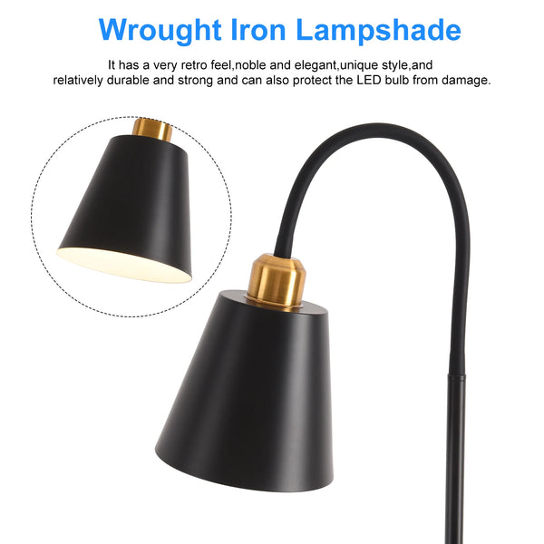 Modern and simple iron LED floor lamp