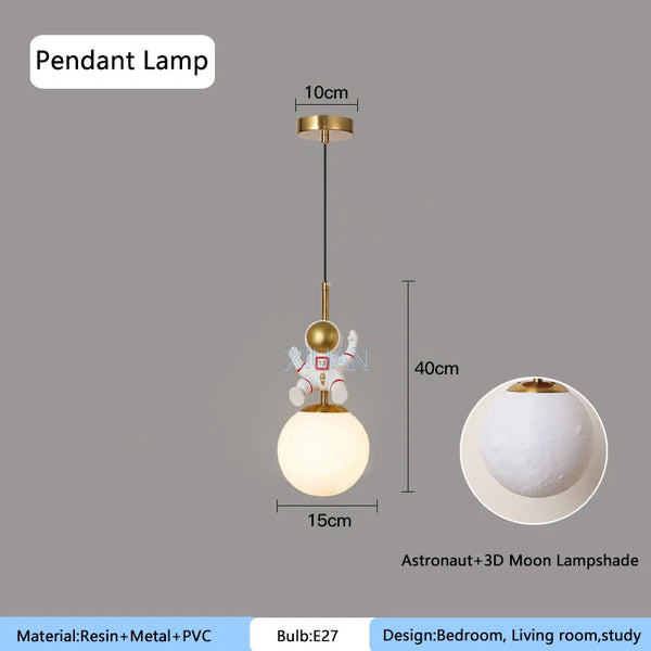 Creative astronaut pendant lights
