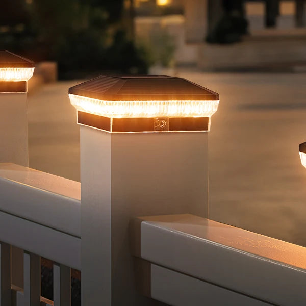 12 Pack 4x4 Solar Post Lights Outdoor, 40 LEDs 30 Lumens Fence Post Solar Lights Outdoor with 3 Modes