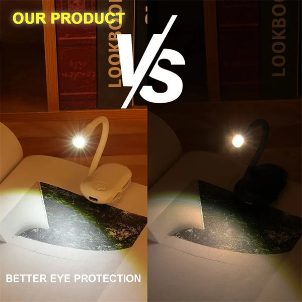 Portable LED lights ideal for night readers, USB rechargeable, eye protection