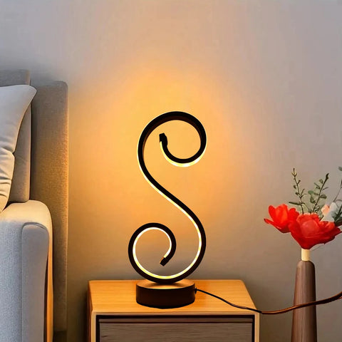 1PC Modern Simple Desk Lamp Bed Creative Three-color Dimming Decorative Desk Lamp