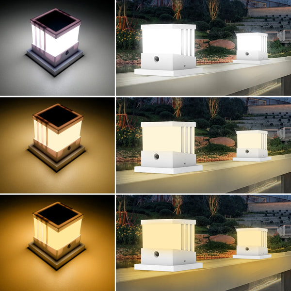 1/2/4 Packs Solar Light, Column Light, Solar Fence Light, IP65, Solar Lamp