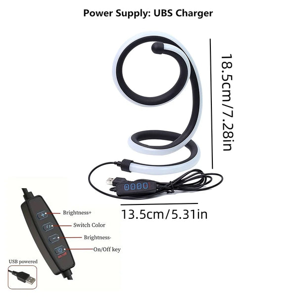 creative table lamp with creative design art style