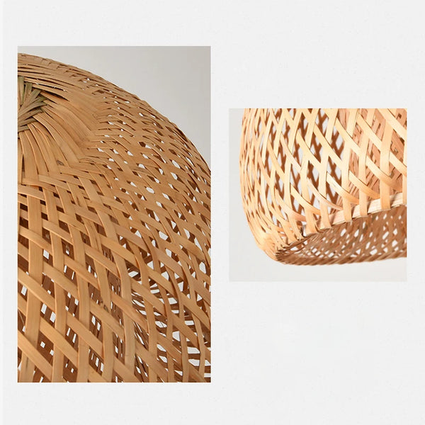 Chinese style hand-knitted bamboo pendant lights