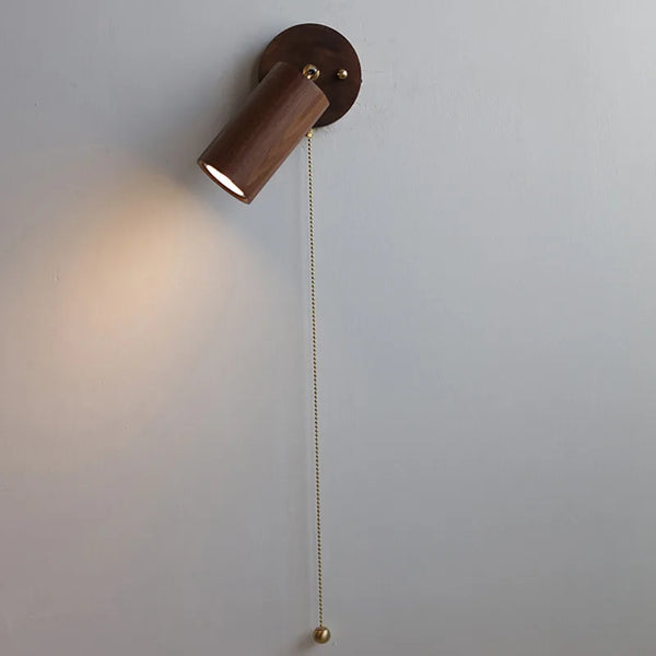 Walnut wood color lamps, Japanese solid wood