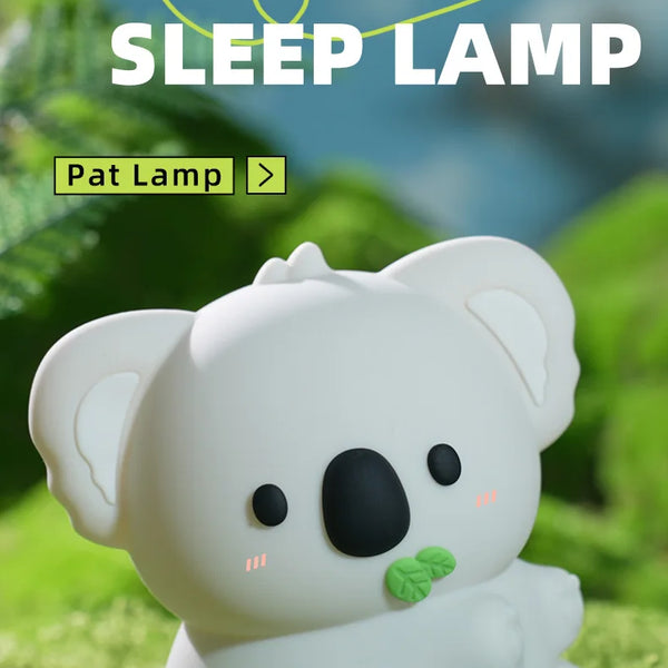 cute koala silicone lamp
