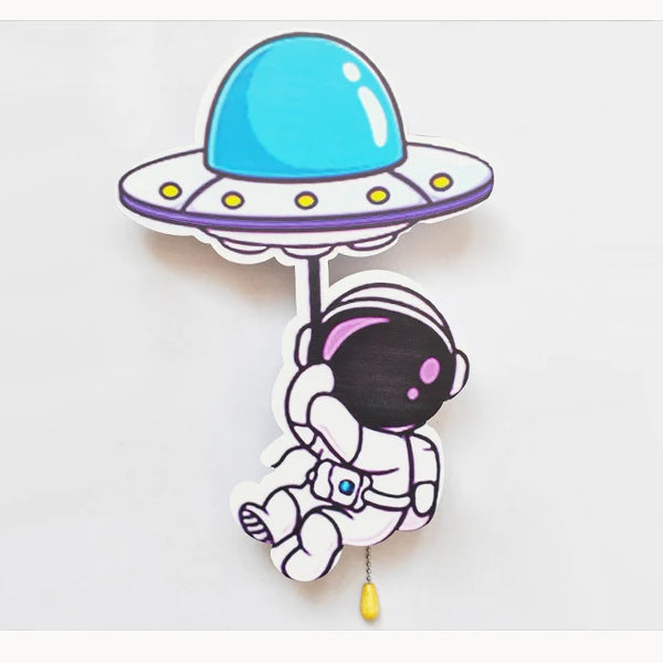 Wireless wall lamp with creative astronaut bulbs