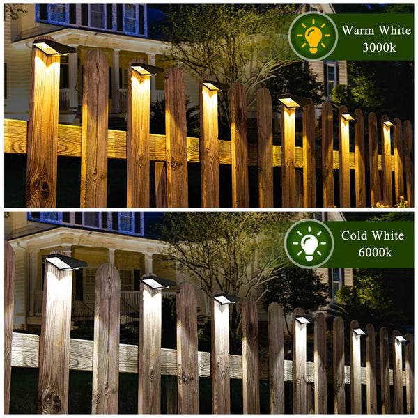 1/2/4PCS Solar Wall Lights – IP65 Waterproof Outdoor LED Lamps with Auto Night Lighting for Garden, Balcony & Yard