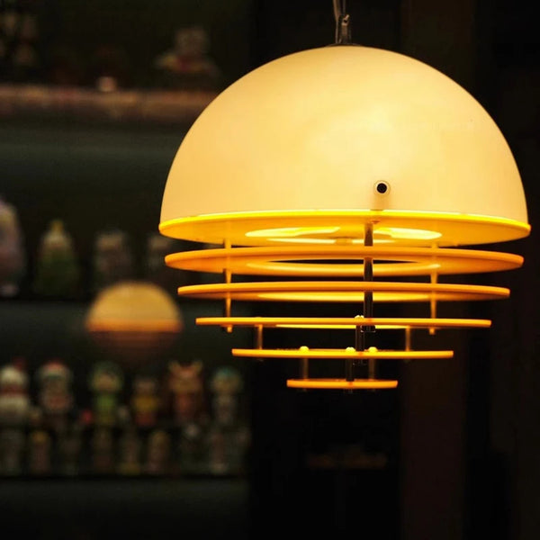 Modern Nordic sunset light acrylic glass pendant light indoor chandelier