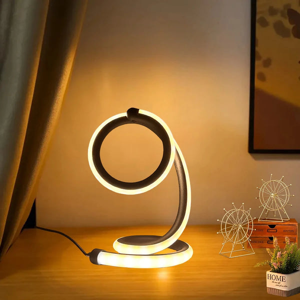 creative table lamp with creative design art style