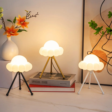 White cloud table lamp