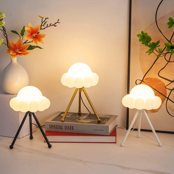 White cloud table lamp