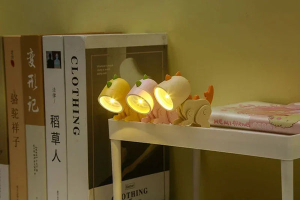Mini Foldable Magnetic Dinosaur Night Light Battery Operated LED Lamp