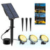 2/3/5PCS Solar Underwater LED Lights – Decorative Waterproof Lighting for Pool, Pond, Fountain, Aquarium & Lawn