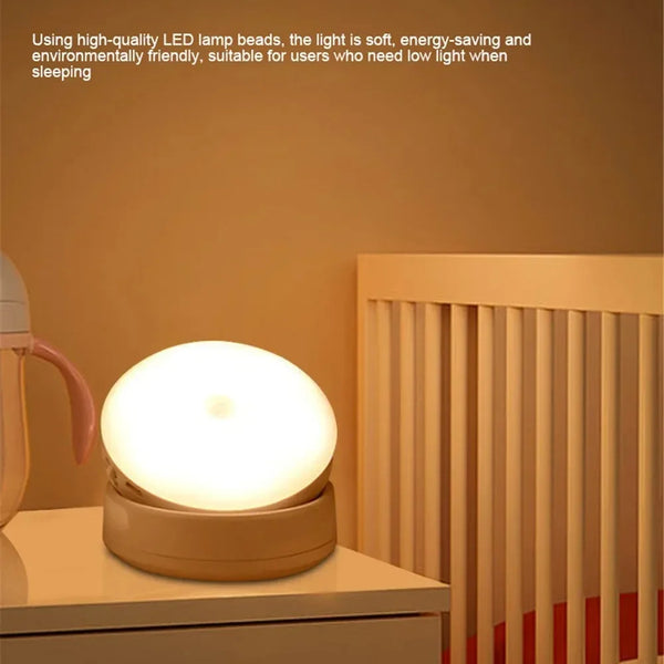 Wireless Rotating LED Motion Sensor Night Light