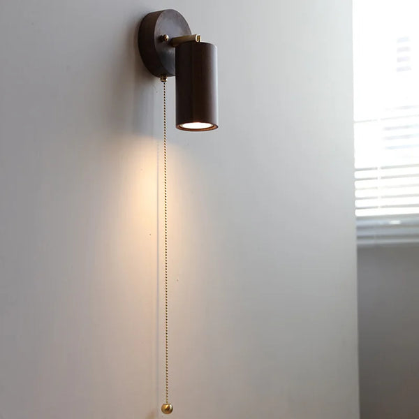 Walnut wood color lamps, Japanese solid wood