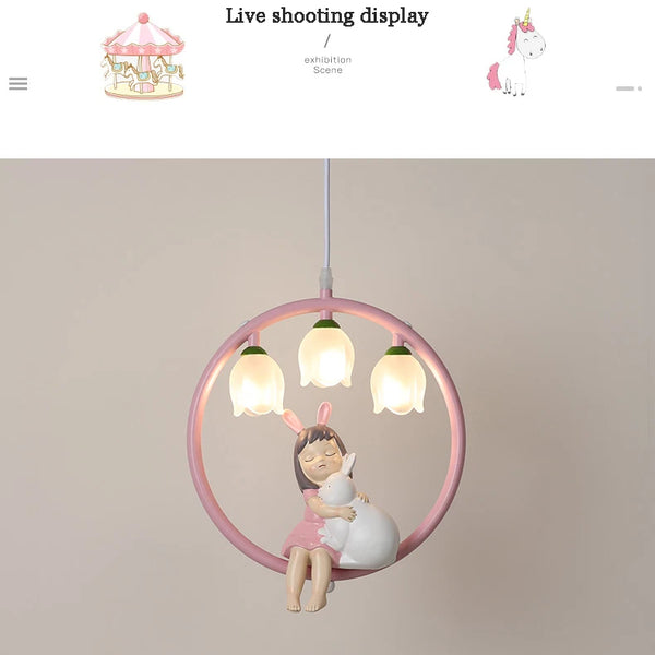 Doll pendant light