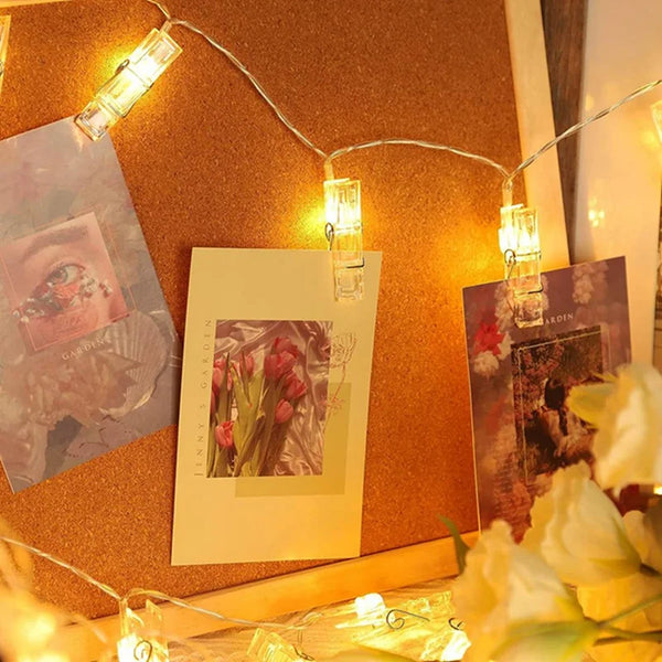 1Pack Photo Clip String Lights