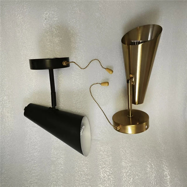 Folding and rotating wall lights