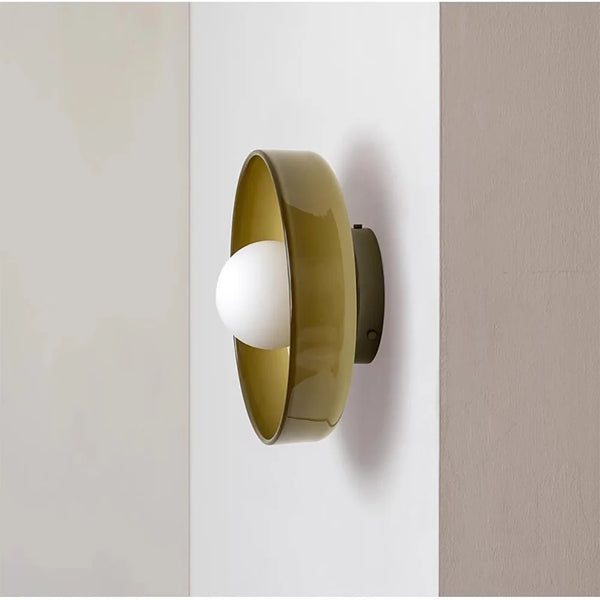 Nordic glass ceiling lamp with one head