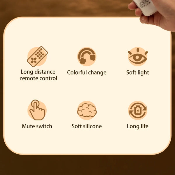 Cute Bunny silicone lamp