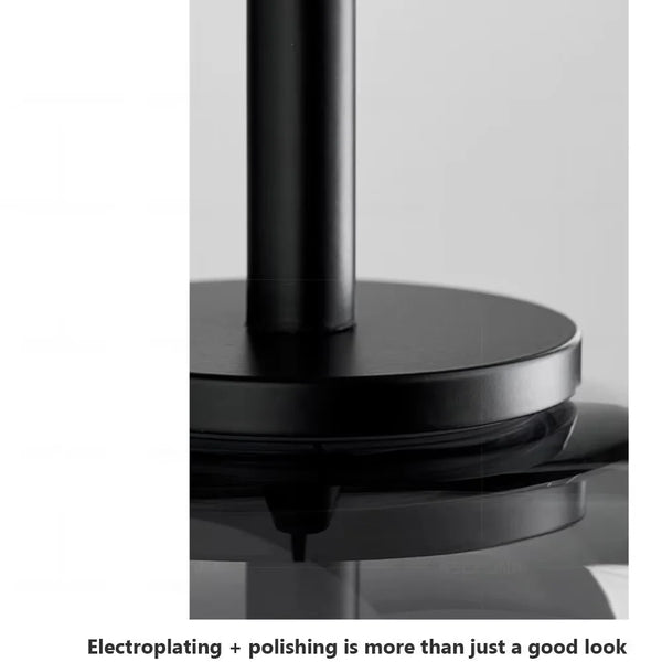 Modern LED pendant light, smoked glass 15/26/38 cm