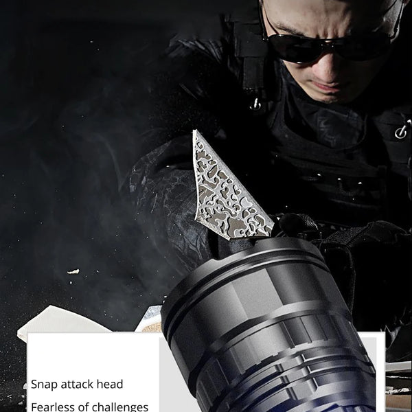 Most powerful tactical LED flashlight, 15000 mAh