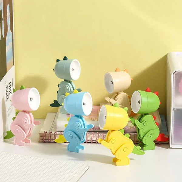 Mini Foldable Magnetic Dinosaur Night Light Battery Operated LED Lamp