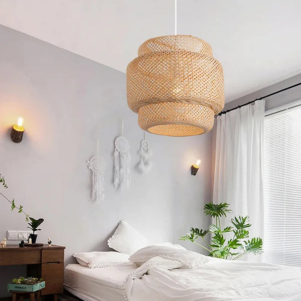 30cm Modern Handmade Bamboo Pendant Light
