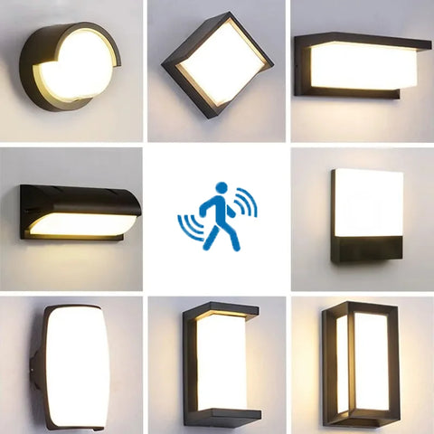 Waterproof Motion Sensor LED Wall Light for
