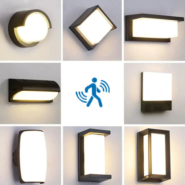 Waterproof Motion Sensor LED Wall Light for