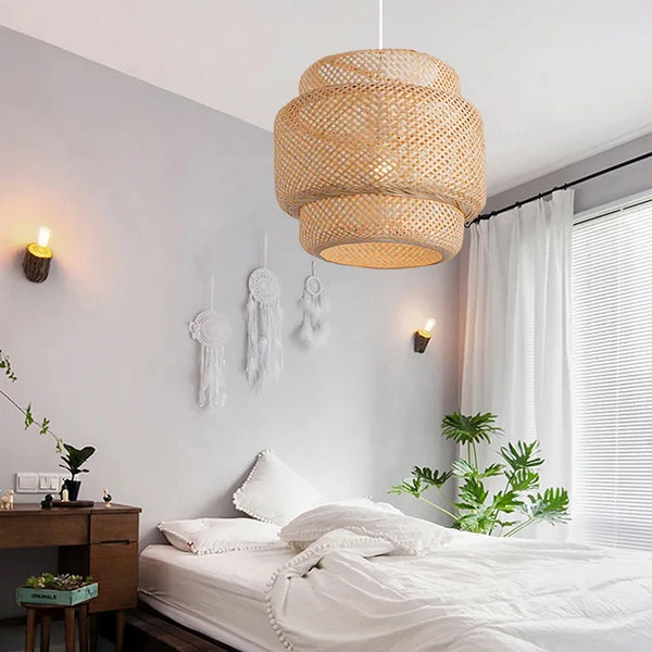 30cm Modern Handmade Bamboo Pendant Light