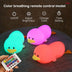 Cute silicone duck lamp