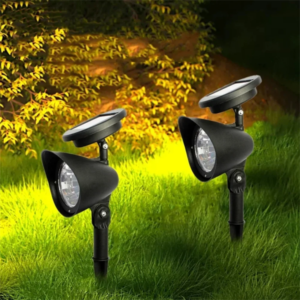 Outdoor LED Solar Spotlights – IP65 Waterproof Landscape Lights for Garden, Lawn, Pathway & Trees