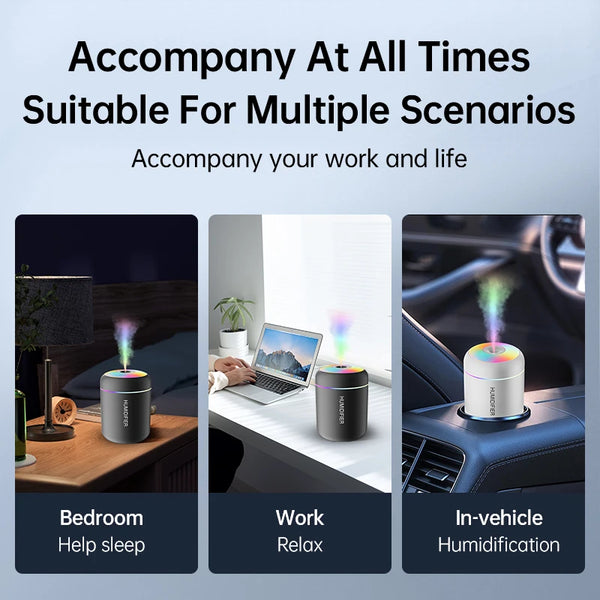Mini Air Humidifier 180ml USB Electric Aroma Diffuser Essential Oil Diffuser