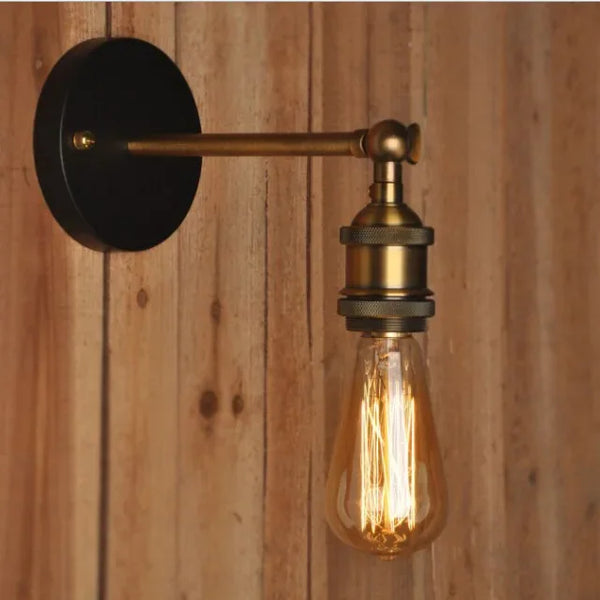 American single head wall lamp, retro industrial style