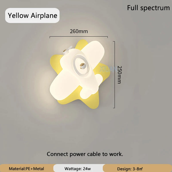 Airplane Wall Lamp