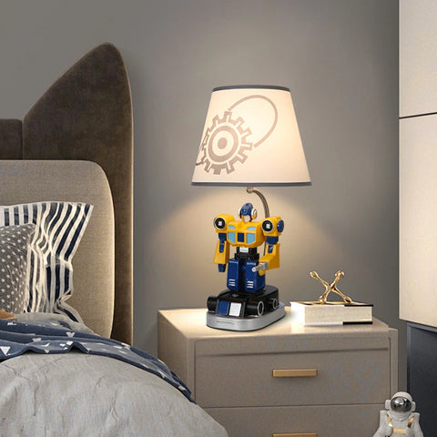 Robot LED bedside lamp
