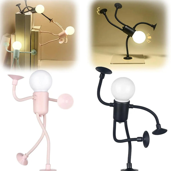 DIY funny button-shaped night lights