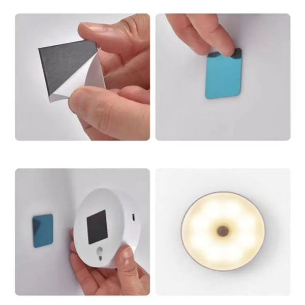 Motion Sensor Light Led USB Night Lights Rechargeable Lamp