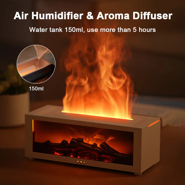 Home Aroma Humidifier, Automatic Fragrance Diffuser with LED Light and Remote Control