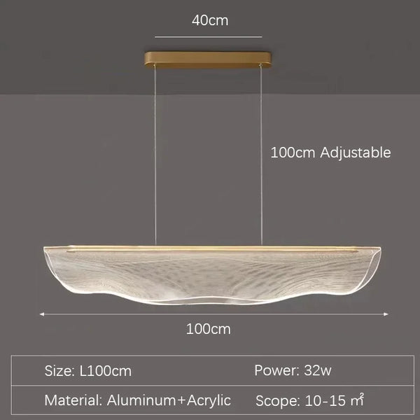 Modern style LED chandelier, creative pendant lamp, hanging light design