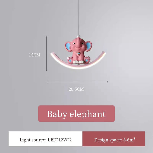 LED chandeliers with cute animals