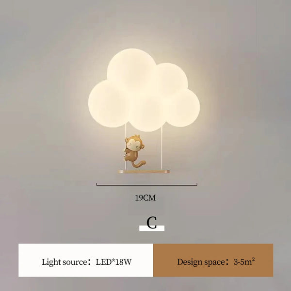 Minimalist Children's Room Wall Lamps